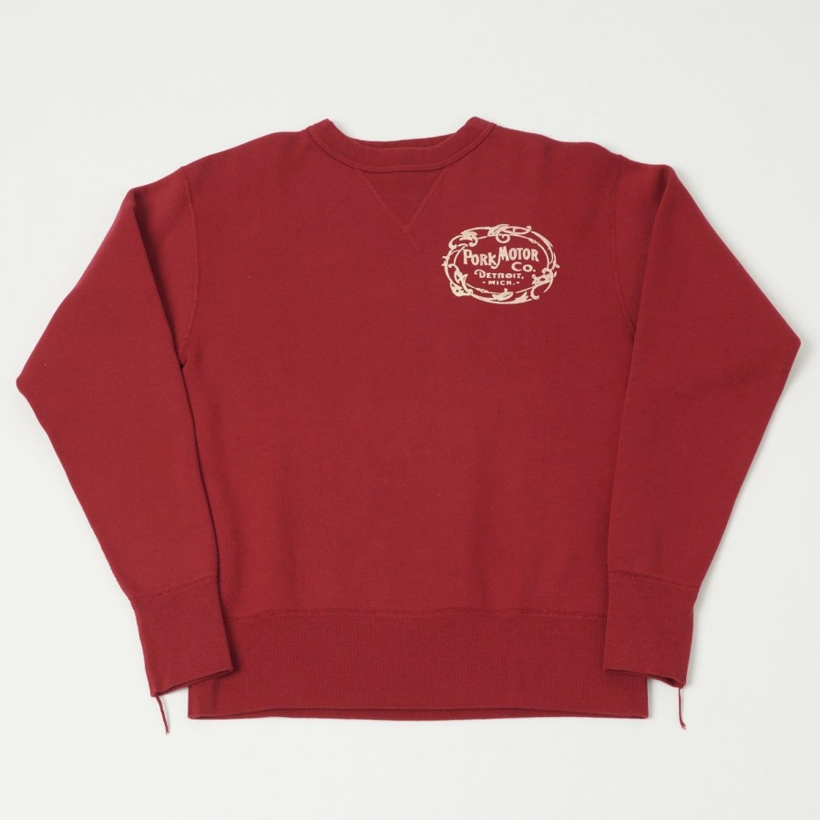 Clothing Studio D'artisan | Studio D'Artisan 'Pork Motor' Sweatshirt - Red