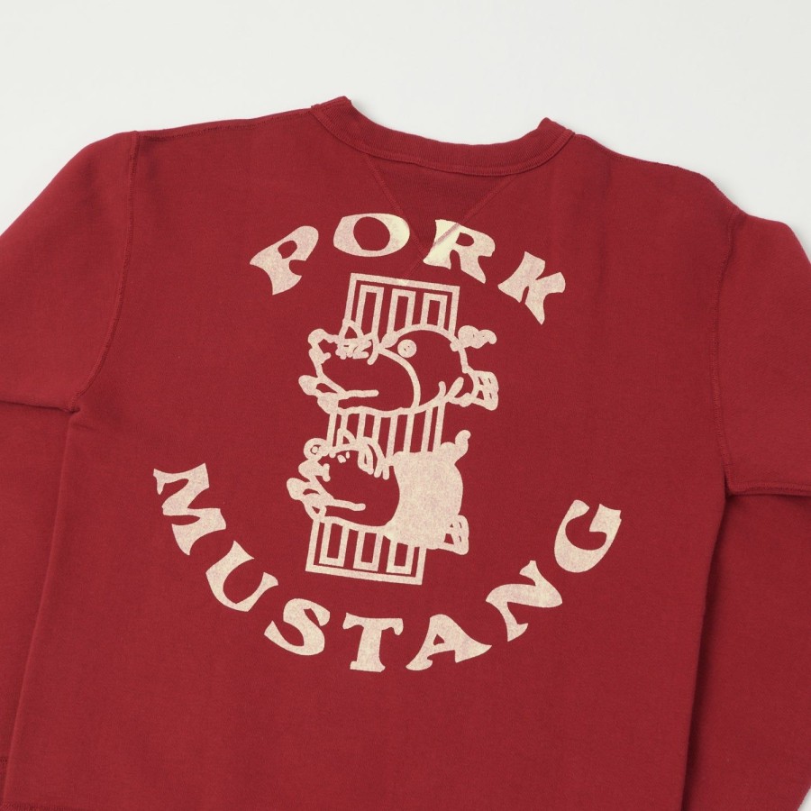 Clothing Studio D'artisan | Studio D'Artisan 'Pork Motor' Sweatshirt - Red