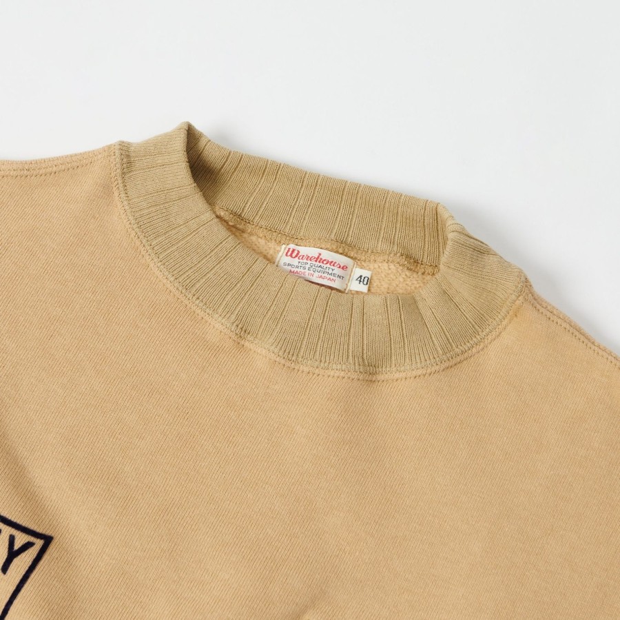 Clothing Warehouse & Co | Warehouse 478 'Camp Mccoy' Military Sweatshirt - Beige