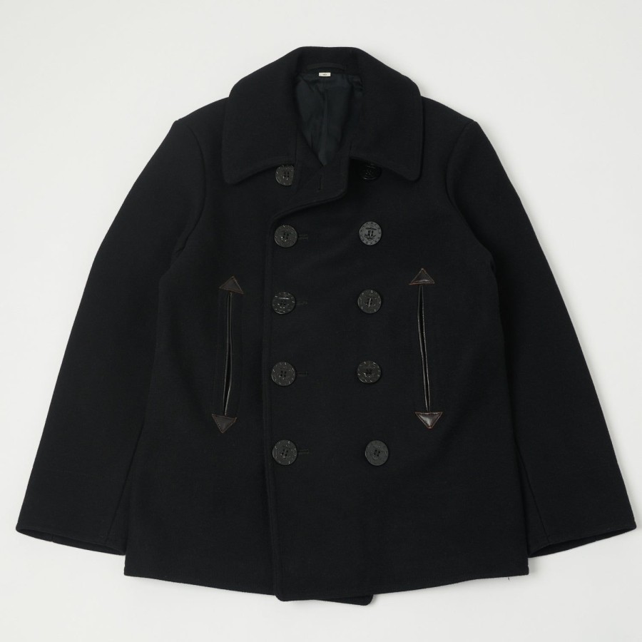 Clothing Buzz Rickson's | Buzz Rickson X William Gibson U.S. Navy Pea Coat - Black