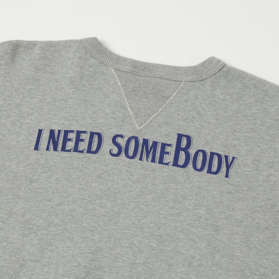 Clothing Studio D'artisan | Studio D'Artisan 'I Need Somebody' Sweatshirt - Heather Grey