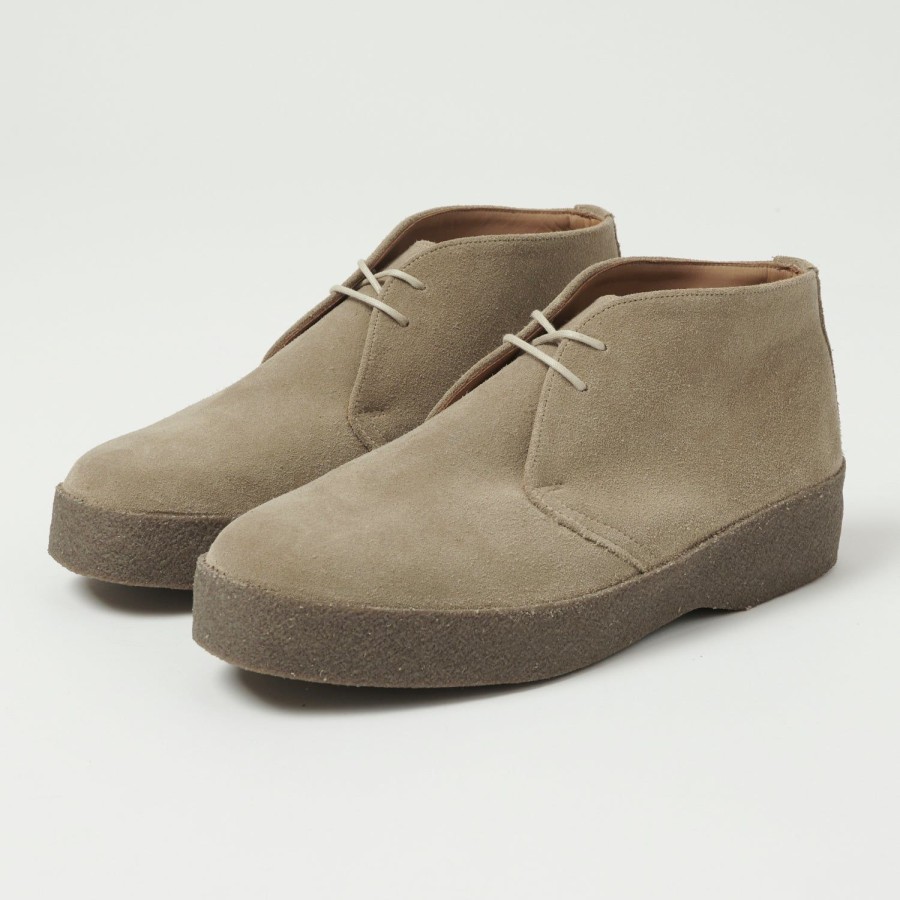 Footwear Sanders | Sanders Japan Collection Brit Chukka - Dirty Buck Suede