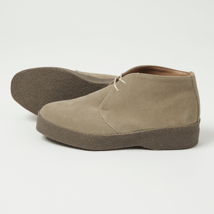 Footwear Sanders | Sanders Japan Collection Brit Chukka - Dirty Buck Suede