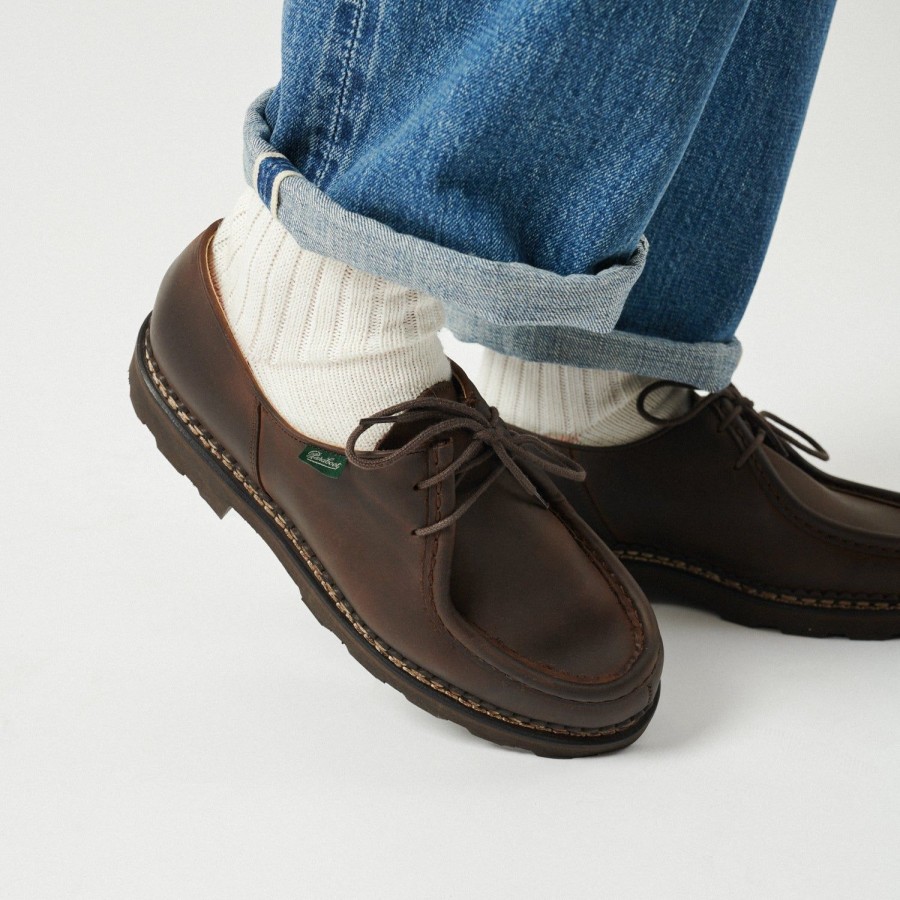 Footwear Paraboot | Paraboot Michael Marche Shoe - Brown Nubuck Gringo