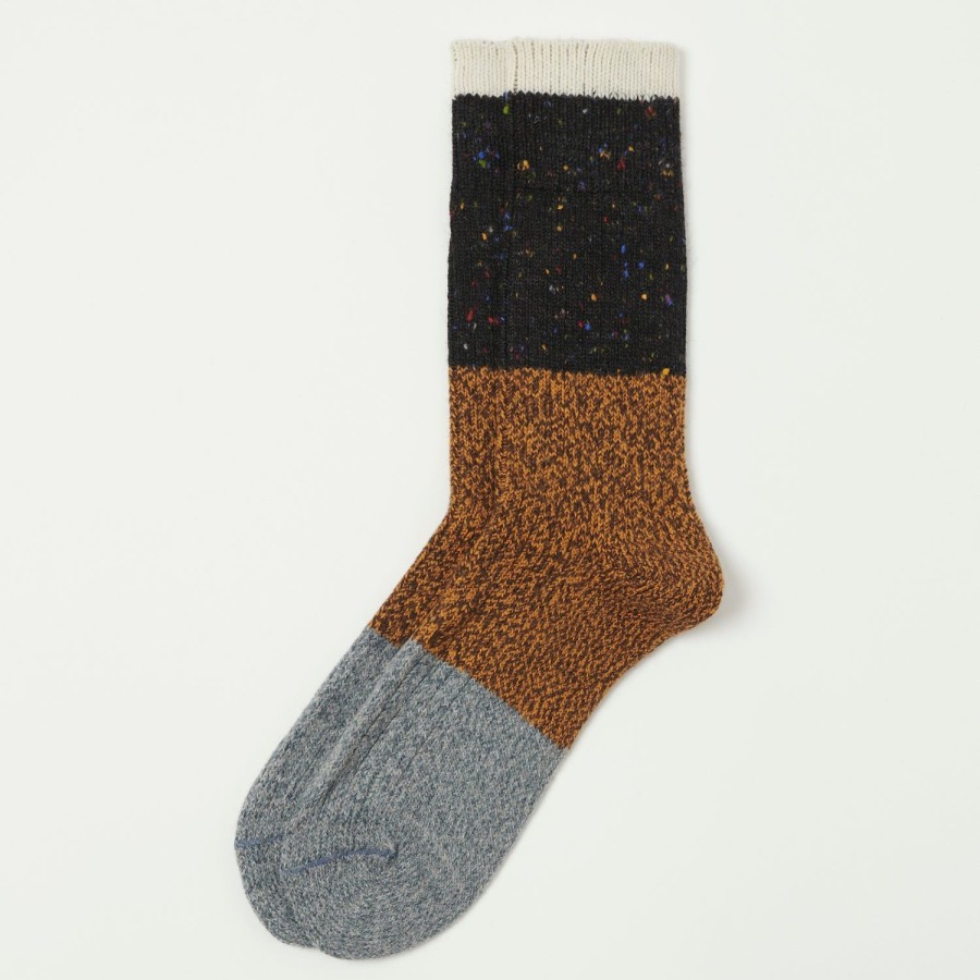 Accessories Patapaca | Patapaca Cosmic Tri Sock - Night/Gold