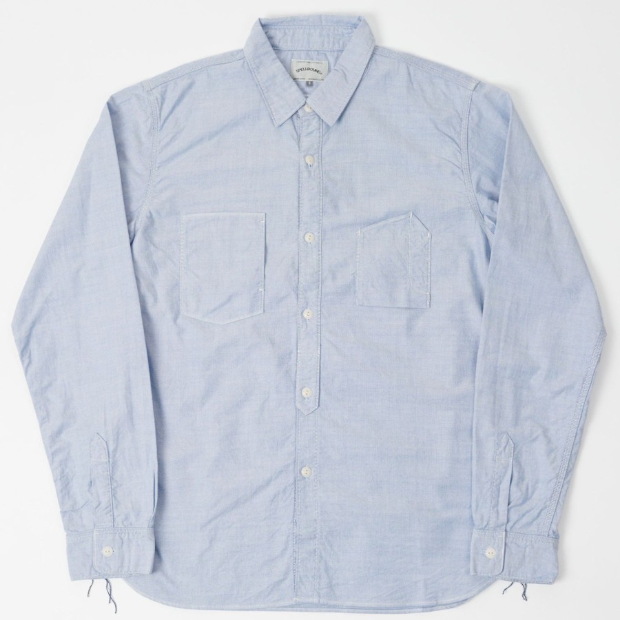 Clothing Spellbound | Spellbound 46-153X Work Shirt - Oxford Blue