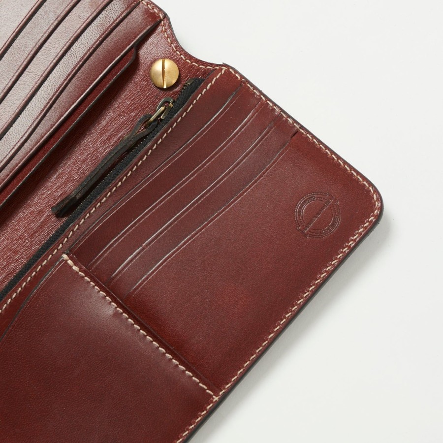 Accessories Barnes & Moore | Barnes & Moore 'Roadster' Long Wallet - Tarnsjo Dark Cherry