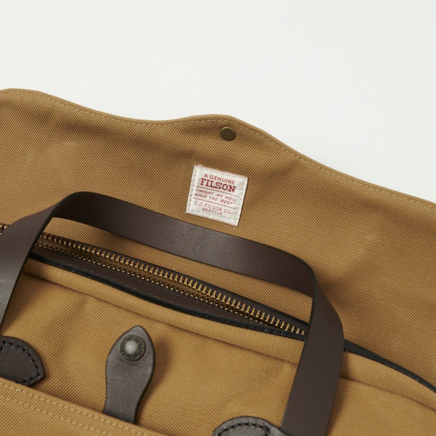 Accessories Filson | Filson Rugged Twill Original Briefcase - Tan