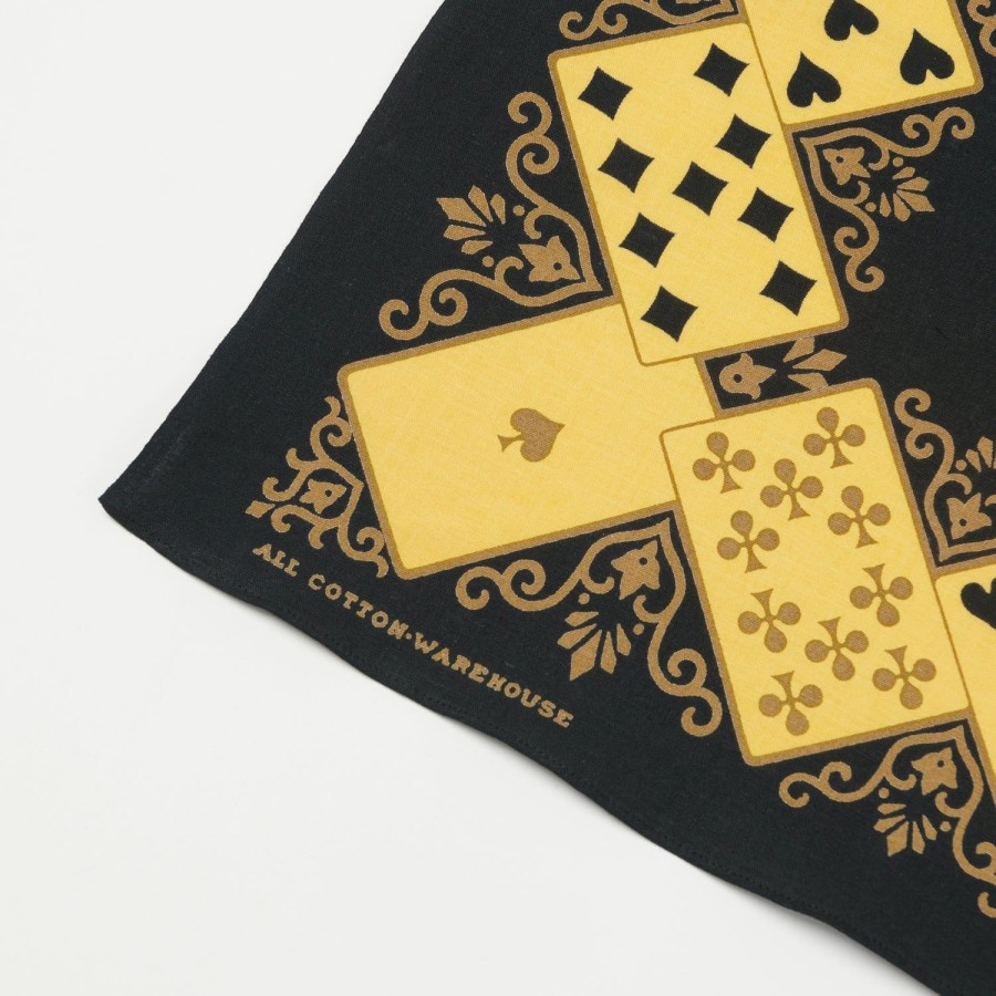 Accessories Warehouse & Co | Warehouse 5241 'Trump' Pattern Bandana - Black