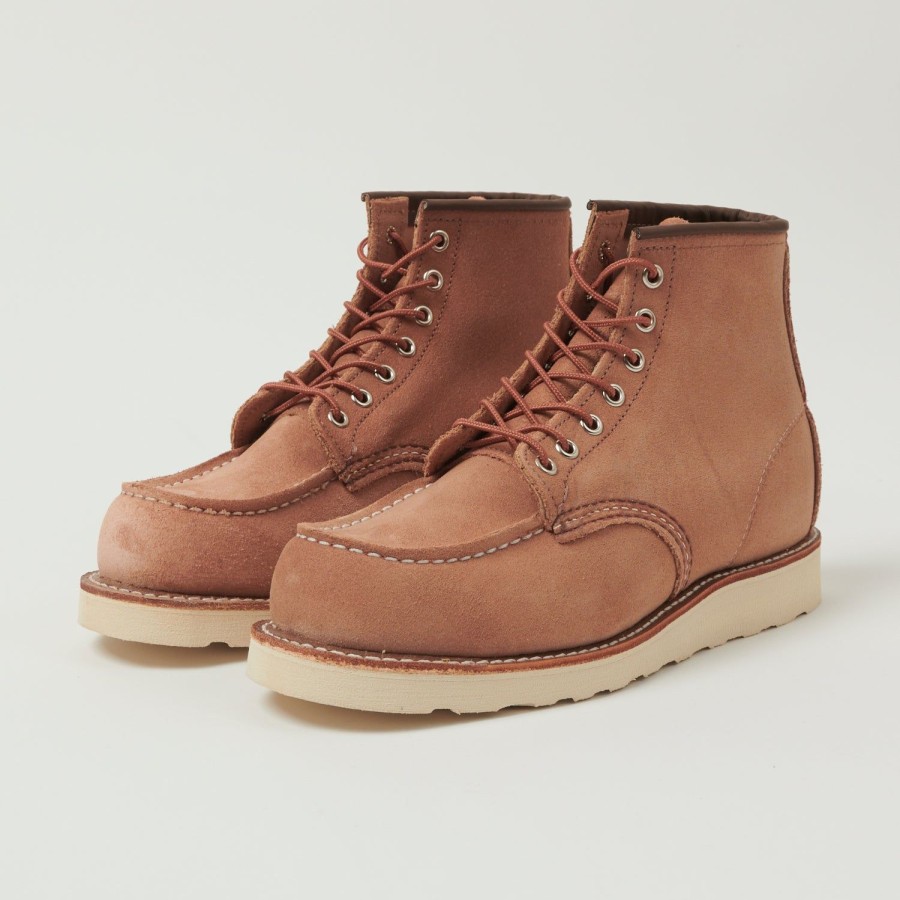 Footwear Red Wing | Red Wing 8208 6" Moc Toe Boots - Dusty Rose