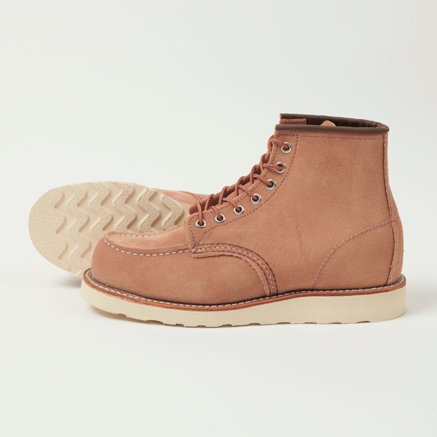 Footwear Red Wing | Red Wing 8208 6" Moc Toe Boots - Dusty Rose