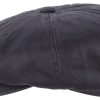 Accessories Stetson | Stetson 6841102-1 Hatteras Cotton Flat Cap - Black