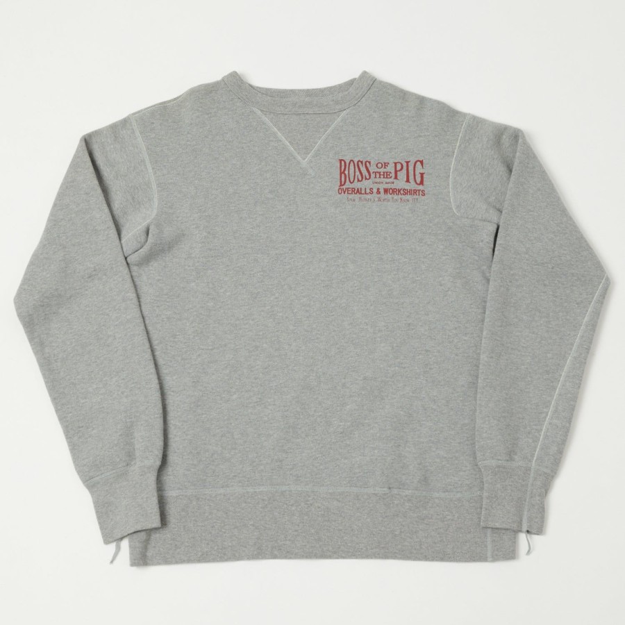 Clothing Studio D'artisan | Studio D'Artisan 'Boss Of The Pig' Sweatshirt - Grey