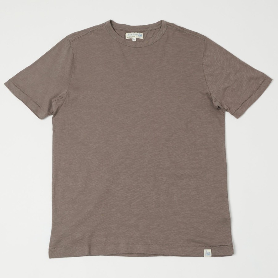 Clothing Merz b. Schwanen | Merz B. Schwanen Sct04 Washed Tee - Grain