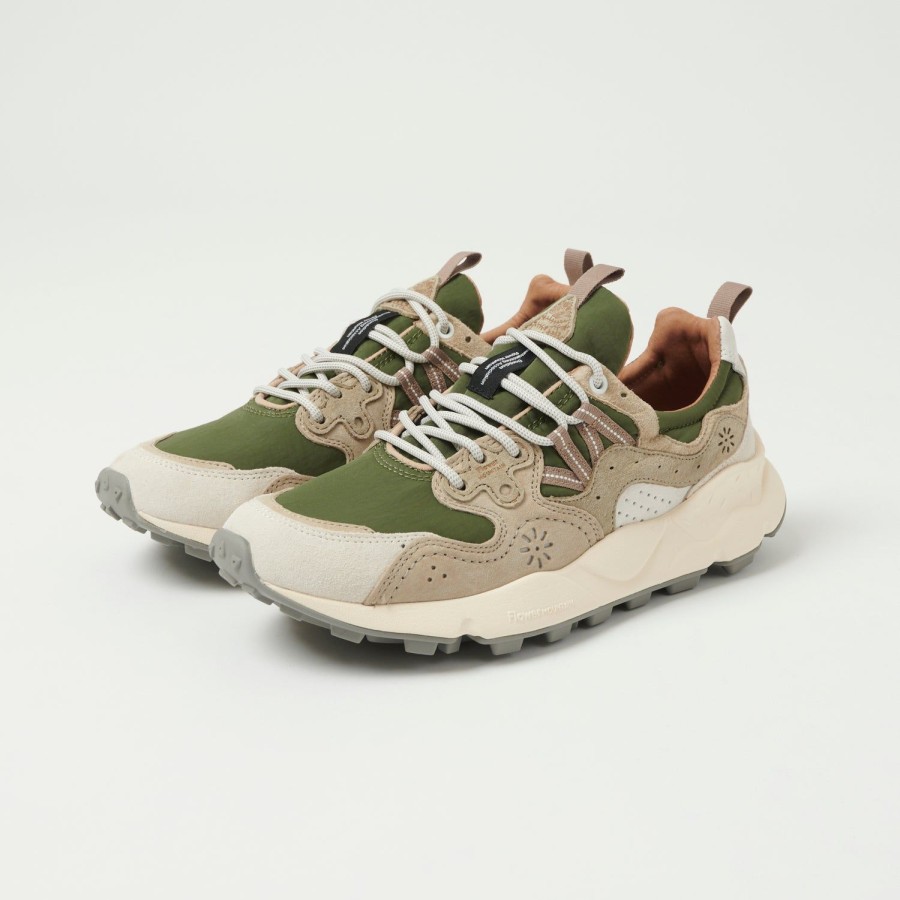 Footwear Flower Mountain | Flower Mountain Yamano 3 - White/Military/Green