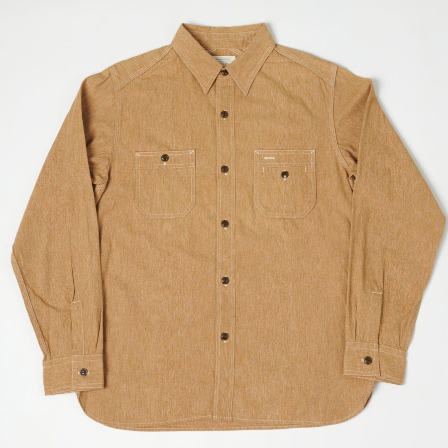 Clothing Full Count | Full Count 4963 Work Shirt - Camel