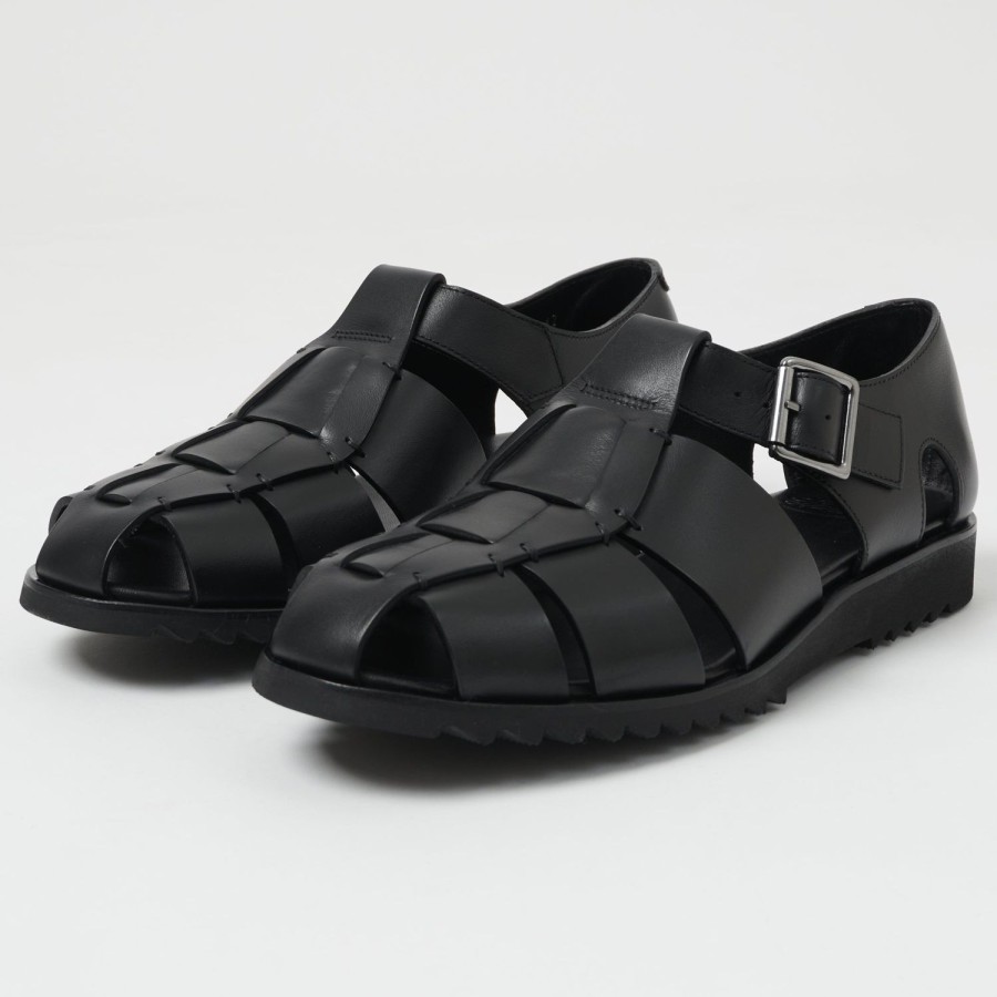 Footwear Paraboot | Paraboot Pacific Sandal - Black Lis Noir