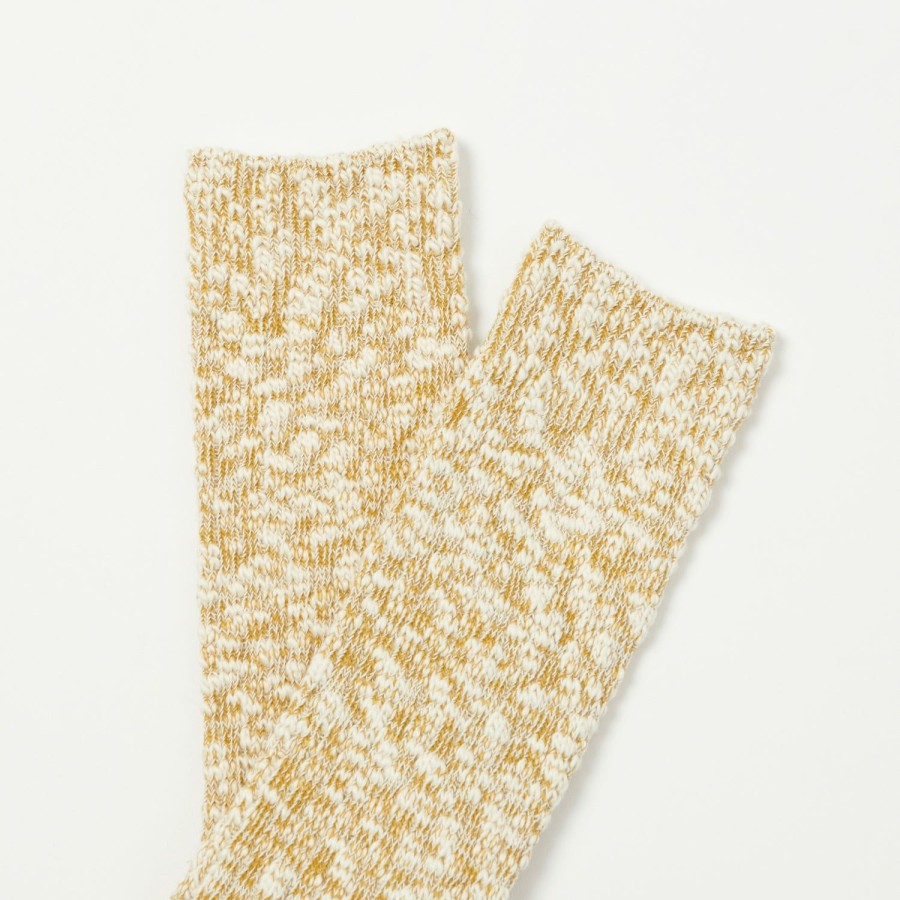 Accessories Anonymous Ism | Anonymous Ism Light Slub Crew Socks - Khaki