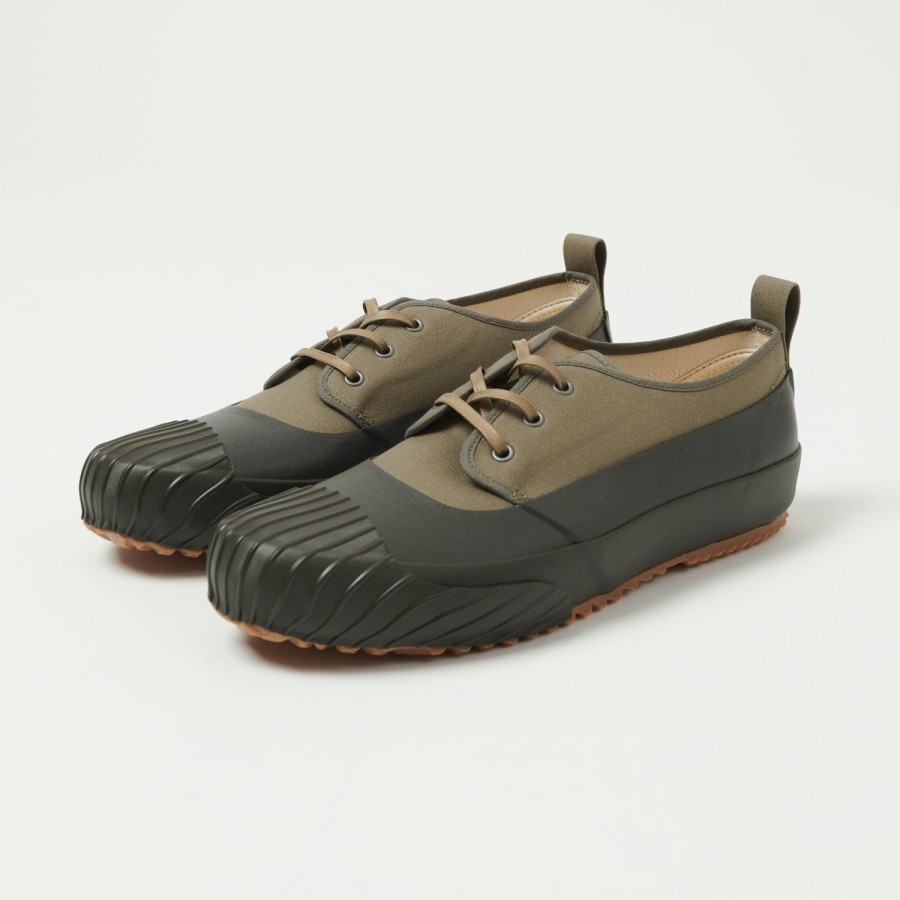 Footwear Moonstar | Moonstar Alweather Low Canvas/Rubber Sneaker - Olive