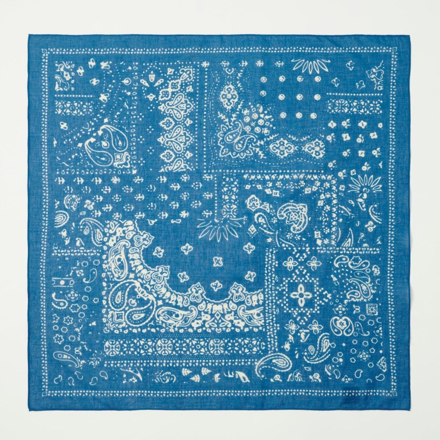 Accessories Hartford | Hartford Patchwork Bandana - Navy