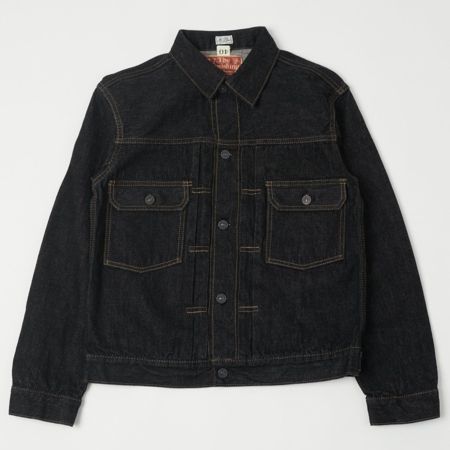 Clothing Freewheelers & Co | Freewheelers 507B 'The Vanishing West' 14Oz Type Ii Denim Jacket - Black