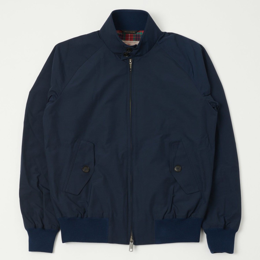 Clothing Baracuta | Baracuta G9 'Baracuta Cloth' Harrington Jacket - Navy