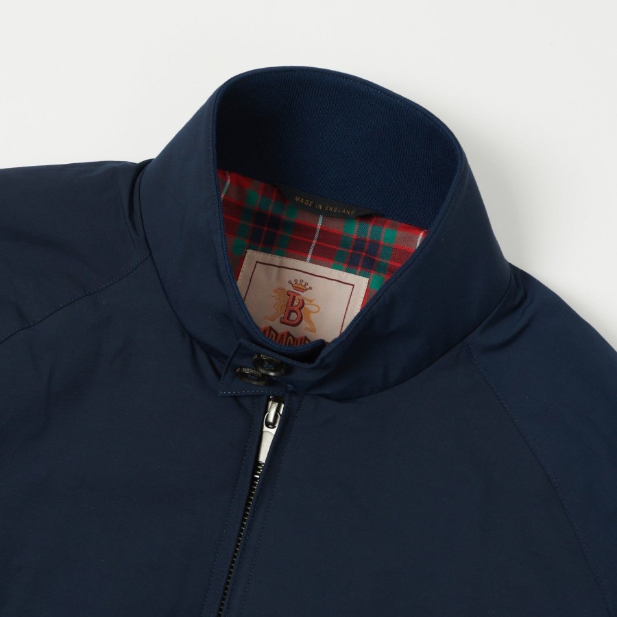 Clothing Baracuta | Baracuta G9 'Baracuta Cloth' Harrington Jacket - Navy