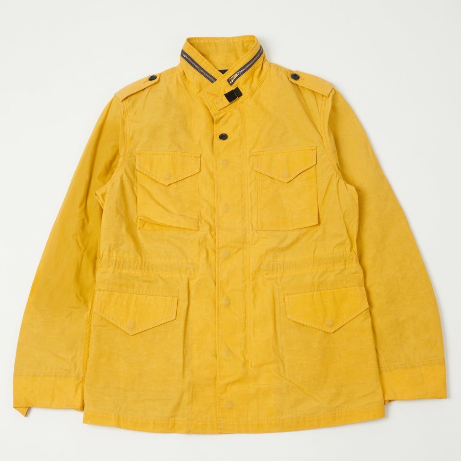 Clothing Studio D'artisan | Studio D'Artisan 4377 Waxed Cotton M-65 Field Jacket - Yellow