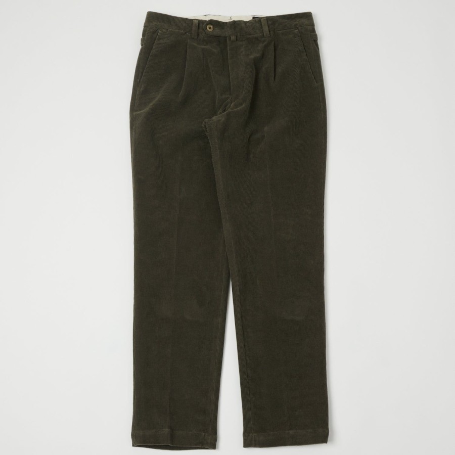 Clothing East Harbour Surplus | East Harbour Surplus Barry Corduroy Trouser - Green