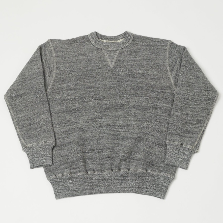 Clothing Dubbleworks | Dubbleworks Tsuriami Sweatshirt - Heather Charcoal