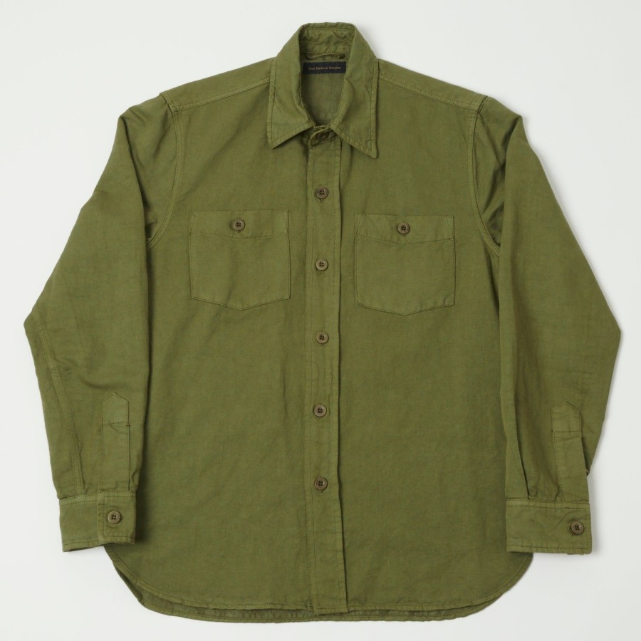 Clothing East Harbour Surplus | East Harbour Surplus 'Dickies 394' Overshirt - Green