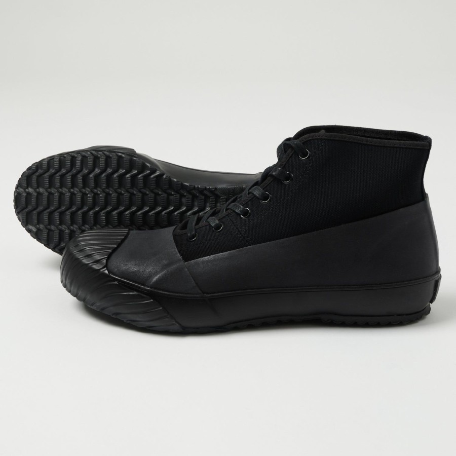 Footwear Moonstar | Moonstar Alweather Canvas/Rubber Sneaker - Black