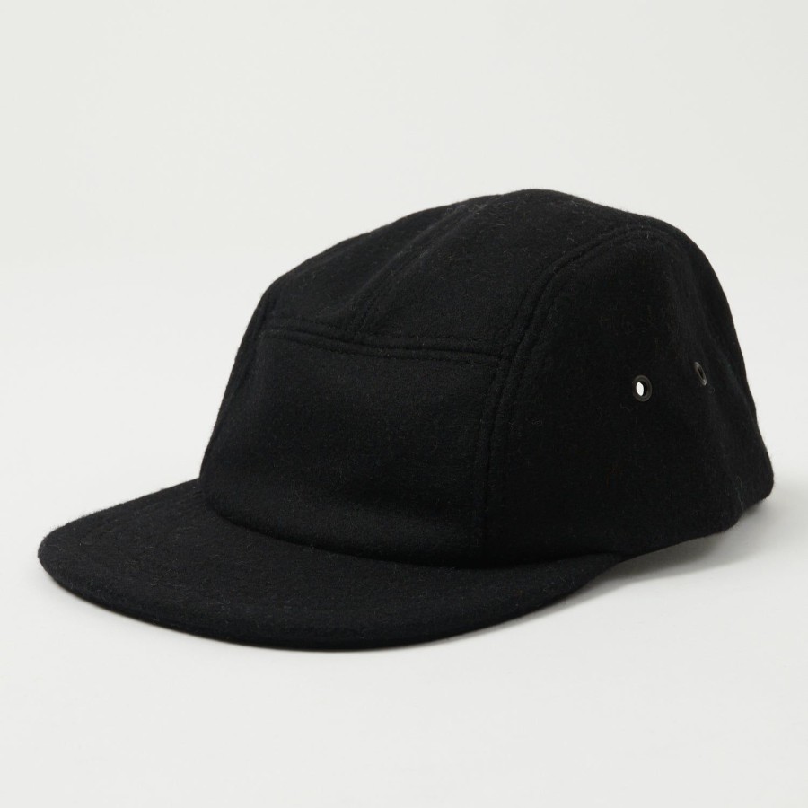 Accessories Crown Cap | Crown Cap 5 Panel Ball Cap - Black