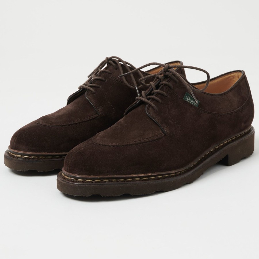 Footwear Paraboot | Paraboot Avignon Griff Shoe - Brown Velours Congo