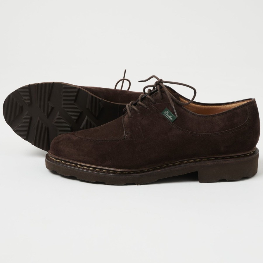 Footwear Paraboot | Paraboot Avignon Griff Shoe - Brown Velours Congo