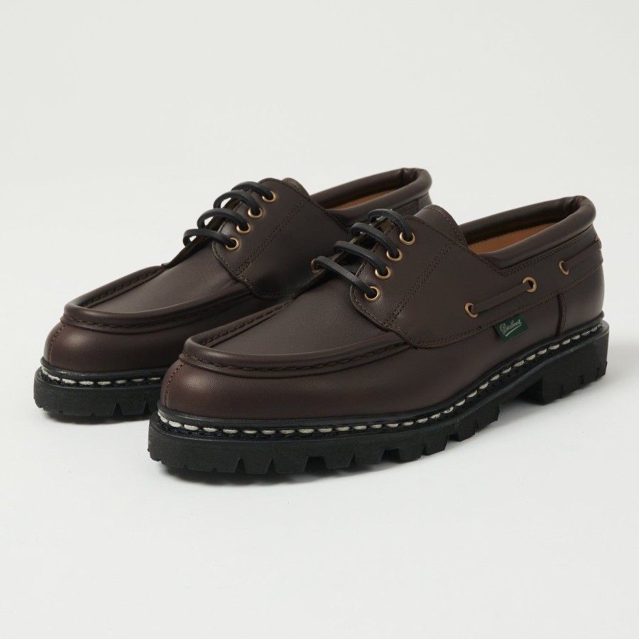 Footwear Paraboot | Paraboot Chimey Derby Shoe - Lis Ebony