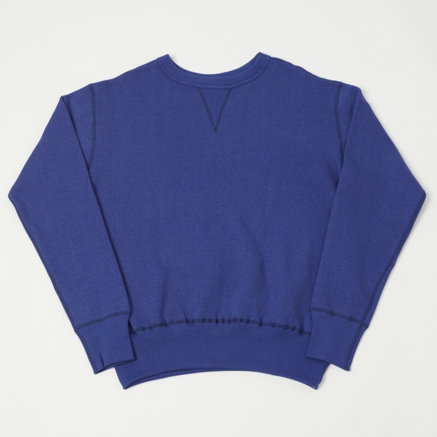 Clothing Denime | Denime Lot. 260 4-Needle Sweatshirt - Blue