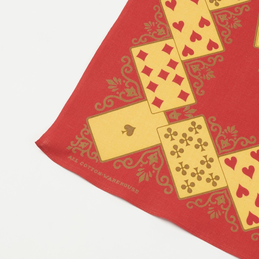 Accessories Warehouse & Co | Warehouse 5241 'Trump' Pattern Bandana - Red