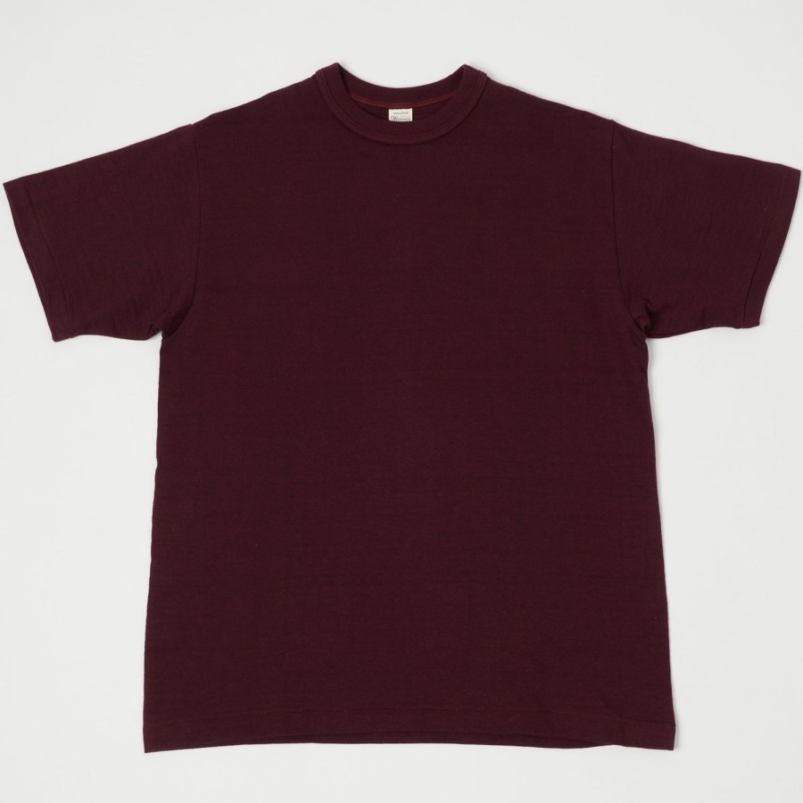 Clothing Warehouse & Co | Warehouse 4601 Plain Tee - Bordeaux