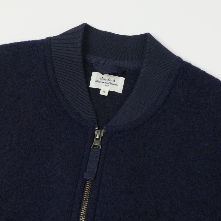 Clothing Hartford | Hartford Knitted Wool Vest - Navy