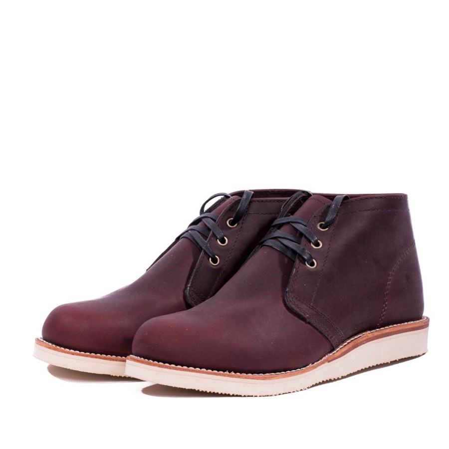 Footwear Chippewa Boots | Chippewa 4025Bur 1955 Original Modern Suburban Chukka - Burgundy