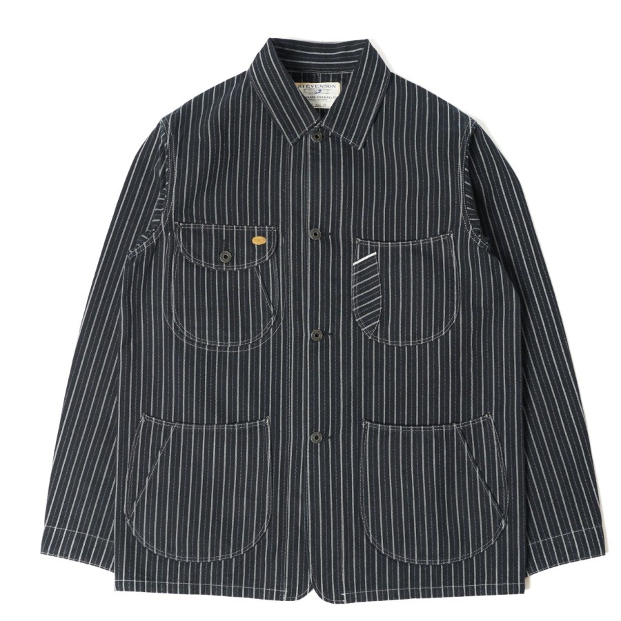 Clothing Stevenson Overall Co. | Stevenson Overall Hl4-Oxs Heartland Jacket - Black Stripe