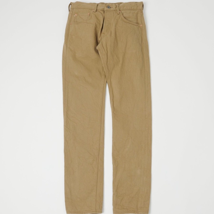 Clothing ONI Denim | Oni 612Khbe 12Oz 'Low Tension' Regular Tapered Jean - Khaki/Beige One Wash