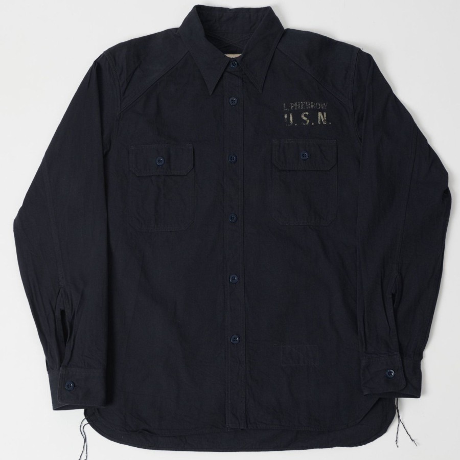 Clothing Pherrow's | Pherrow'S 780Ws U.S. Navy Shirt - Dark Navy