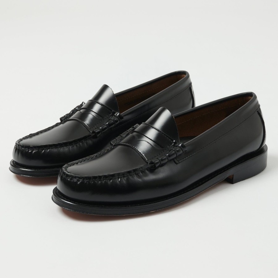 Footwear G.H. Bass Weejun | G.H. Bass Weejun Larson Moc Penny Loafer - Black