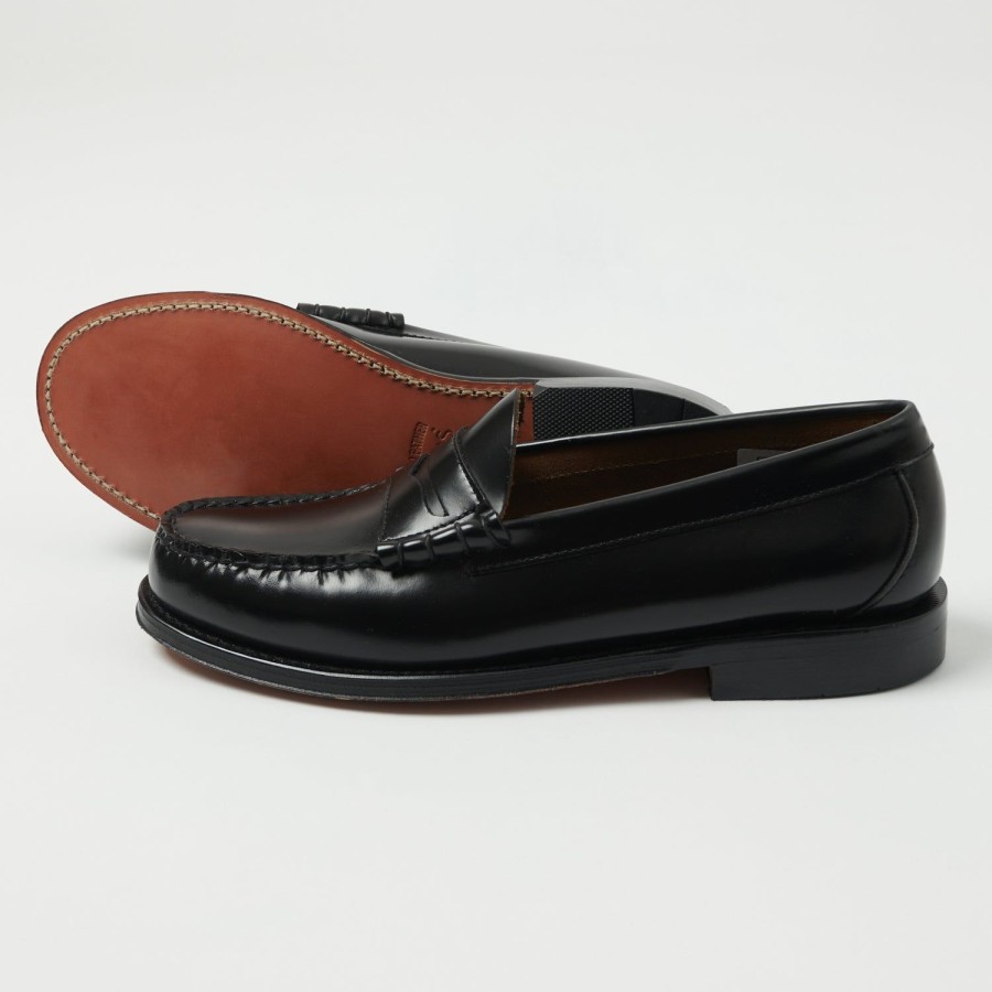 Footwear G.H. Bass Weejun | G.H. Bass Weejun Larson Moc Penny Loafer - Black