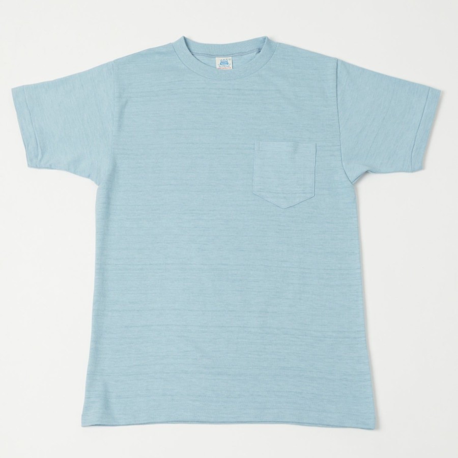 Clothing John Gluckow | John Gluckow Lot. Jg-Cs07 'Keeper' Pocket Tee - Sax Blue