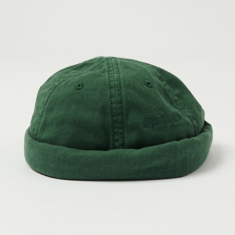 Accessories Stetson | Stetson 8831101-42 Cotton Docker Cap - Green