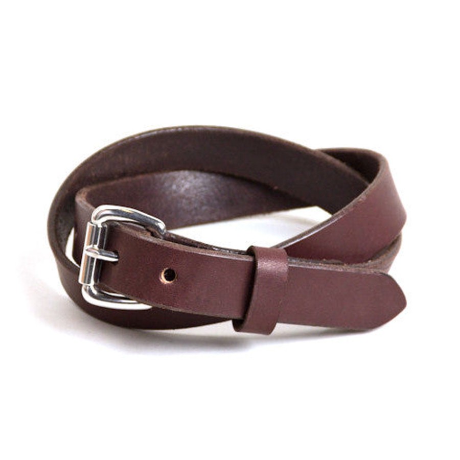 Accessories Tanner Goods | Tanner Goods Skinny Belt Havana