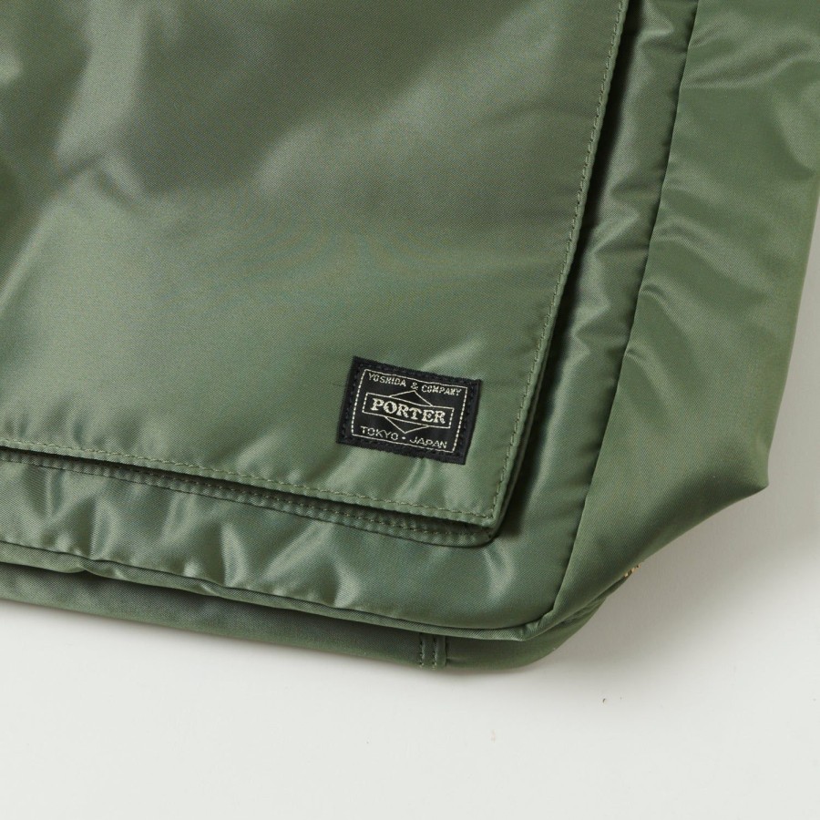 Accessories Porter - Yoshida & Co. | Porter-Yoshida & Co. Tanker 2-Way Overnight Briefcase - Sage Green